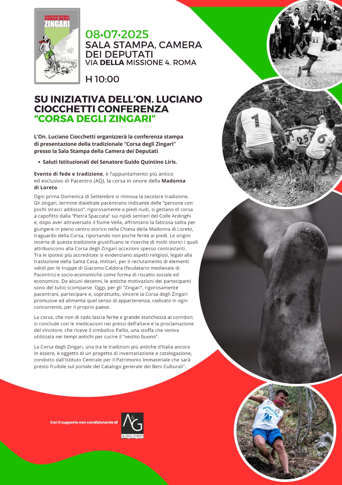 Presentazione della storica corsa degli Zingari di Pacentro